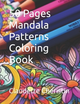 Paperback 50 Pages Mandala Patterns Coloring Book