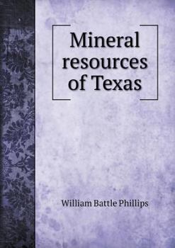 Paperback Mineral resources of Texas Book