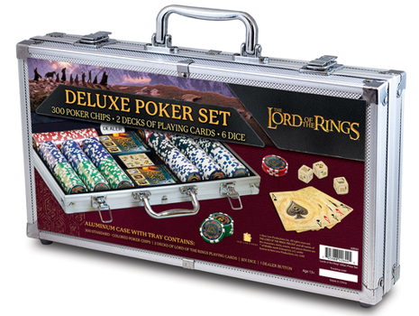 Misc. Lord of Rings 300 PC Poker Set Book