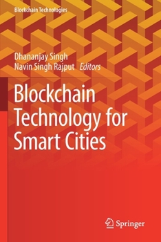 Paperback Blockchain Technology for Smart Cities Book