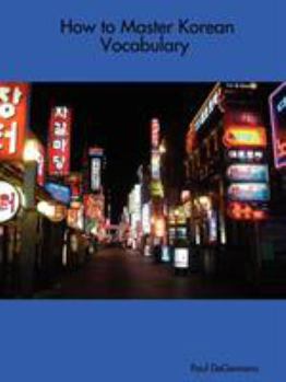 Paperback How to Master Korean Vocabulary Book
