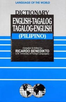 Hardcover English-Tagalog (Pilipino) and Tagalog (Pilipino)-English Dictionary Book