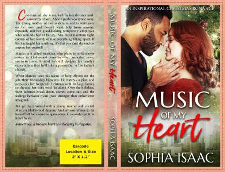 Paperback Music of My Heart: An Inspirational Christmas Romance Book