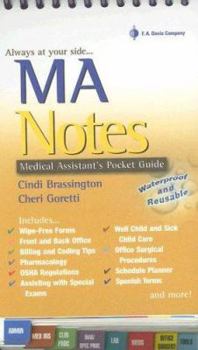 Spiral-bound MA Notes: Medical Assistant's Pocket Guide Book