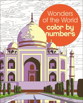 Paperback Wonders of the World Color by Numbers Book