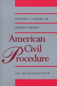 American Civil Procedure: An Introduction - Book  of the Yale Contemporary Law Series