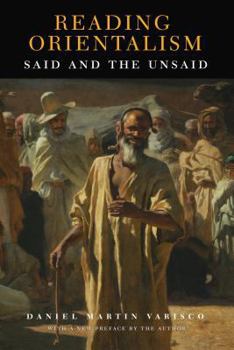 Hardcover Reading Orientalism: Said and the Unsaid Book