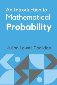 Paperback An Introduction to Mathematical Probability Book