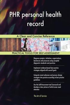 Paperback PHR personal health record A Clear and Concise Reference Book