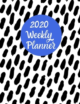 Paperback 2020 Weekly Planner: An Organizer for Busy Women in Blue and White Book