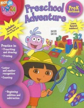 Paperback Dora the Explorer Preschool Adventure [With Decoder Wand and Cut-Out Flash Cards] Book