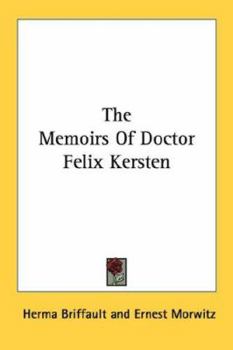 Paperback The Memoirs Of Doctor Felix Kersten Book