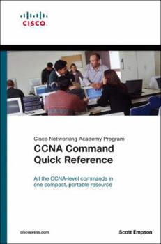 Paperback CCNA Command Quick Reference Book