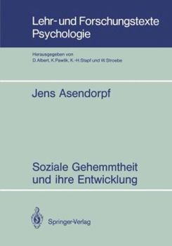 Soziale Gehemmtheit Und Ihre Entwicklung