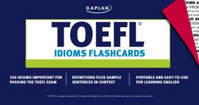 Paperback TOEFL Idioms Flashcards Book