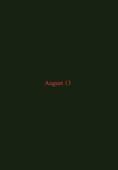 Hardcover August 13 Book