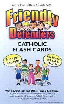 Ring-bound Friendly Defenders Catholic Flash Cards Book