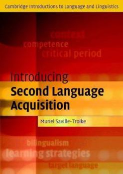 Paperback Introducing Second Language Acquisition Book