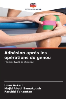 Paperback Adhésion après les opérations du genou [French] Book