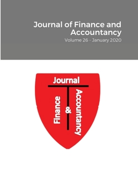 Paperback Journal of Finance and Accountancy - Volume 26 Book