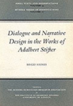 Paperback Dialogue and Narrative Stifter - Mhra34 Book