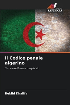 Paperback Il Codice penale algerino [Italian] Book