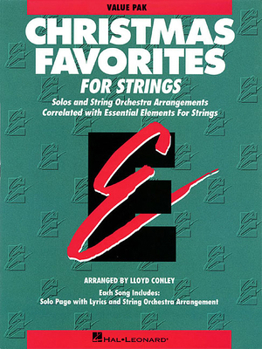 Paperback Essential Elements Christmas Favorites for Strings: Value Pack (24 Part Books, Conductor Score and CD) Book