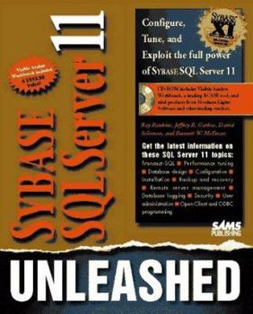 Paperback Sybase SQL Server 11 Unleashed [With CDROM] Book