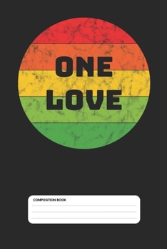 Composition Notebook : Reggae Music Lover Notebook Jamaica's Soul with One Love and One Heart (6 X 9) 110 Pages