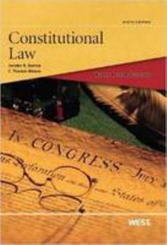 Paperback Black Letter Outline on Constitutional Law, 9th Book