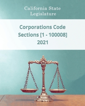 Paperback Corporations Code 2021 - Sections [1 - 100008] Book