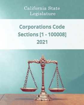 Paperback Corporations Code 2021 | Sections [1 - 100008] Book
