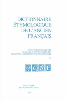 Paperback Dictionnaire Étymologique de l'Ancien Français (Deaf). Buchstabe F. Fasc 2 [French] Book