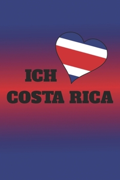 Paperback Grand Fantasy Designs - Notes: I love Costa Rica Heart - Notebook 6x9 dot grid Book