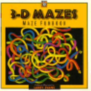 Paperback 3-D Mazes Book