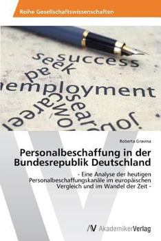 Paperback Personalbeschaffung in der Bundesrepublik Deutschland [German] Book