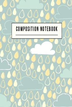 Paperback Composition Notebook: College Ruled 6" x 9" Writing Notes Journal, Office, Kids, School and college student. Book