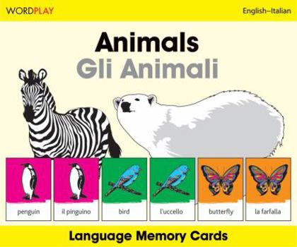 Cards Wordplay Language Memory Cards-Animals (English-Italian) Book