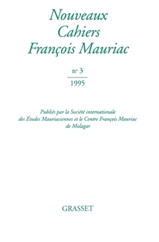 Paperback Nouveaux cahiers François Mauriac n°03 [French] Book