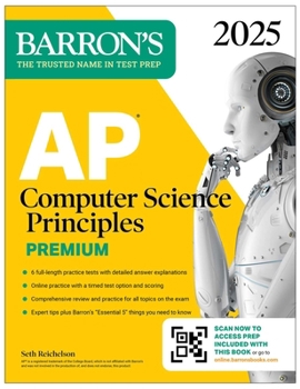 Paperback AP Computer Science Principles Premium, 2025: Prep Book with 6 Practice Tests + Comprehensive Review + Online Practice Book