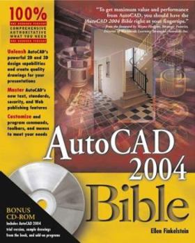 Paperback AutoCAD 2004 Bible [With CDROM] Book