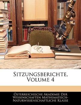 Paperback Sitzungsberichte, Vierter Band [German] Book