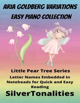 Paperback Aria Goldberg Variations Easy Piano Collection Little Pear Tree Series Book