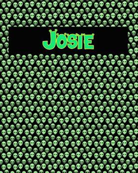 120 Page Handwriting Practice Book with Green Alien Cover Josie: Primary Grades Handwriting Book