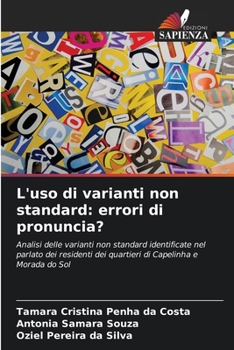 Paperback L'uso di varianti non standard: errori di pronuncia? [Italian] Book