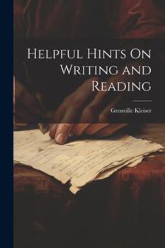 Paperback Helpful Hints On Writing and Reading Book