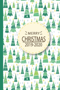 Christmas Notebook: Ruled Notebook Lined School Journal Christmas Tree| 120 Pages | 6 x 9" | White (Composition Books) | Christmas gift
