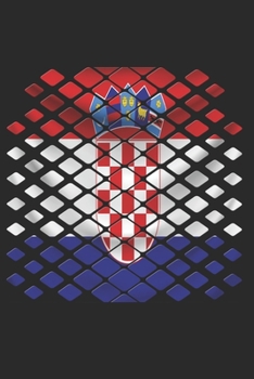 Paperback Croatia Notebook: Croatia Notebook - college book - diary - journal - booklet - memo - composition book - 120 sheets - Dot Grid paper 6x Book