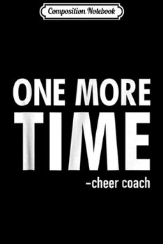 Composition Notebook: Cheer Coach Funny Cheerleading Gift  Journal/Notebook Blank Lined Ruled 6x9 100 Pages