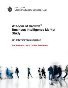 Paperback 2014 Wisdom of Crowds Business Intelligence Market Study Book